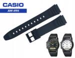 Casio Szíj AW-49H fekete gumi Eredeti (10160334)