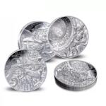  Jules Verne - 88, 8g - ezüst PROOF gyűjtőknek szánt érmekészlet (készleten 2025 5.10. )
