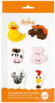 Decora Decor Zahar - Animale Ferma O 4 cm, 6 modele, 6 buc (500298)