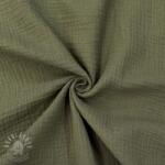  Dupla géz/muszlin dark moss green ORGANIC