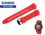 Casio szíj W-213 W-213-4Av piros eredeti (10312075)