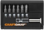 Craftomat Torx bitfej készlet 10 15 20 25 30 40 50 mm (206691)