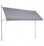 Vevor Terasz napellenző, 178×47 hüvelyk, behúzható, szürke (SSSZYPHSLZS1R1278V)