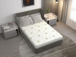Somnart Saltea cu spuma poliuretanica Somnart FermiMax Aloe Vera 160x200, inaltime 15 cm, husa lavabila si detasabila cu fermoar, fermitate ridicata (SALT.FERMIMAX.160.200.AV) Saltea