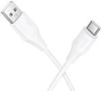 hoco. X124 adatkábel (USB - Type-C, 3A, gyorstöltő, 100cm) FEHÉR (X124_USB_C_W)