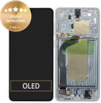 Samsung Galaxy S25 Edge - Ecran LCD + Sticlă Tactilă + Ramă (Titanium Silver) - GH82-37224A Genuine Service Pack, Titanium Silver