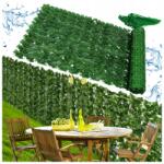 Gardlov Mesterséges Borostyán 3x0, 5m Sövény Zöld Erkélyvédő Terasz Dekoráció (5900779950948)
