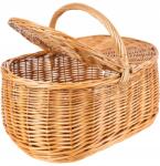 Creative Home Nagy fonott piknikkosár fedővel, kosár bevásárláshoz, gyümölcsökhöz, zöldségekhez (X001RG0V8F)