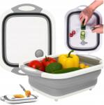 Montessa Miska Összecsukható Szilikon Vágódeszka Csepegtető Hordzható 3AZ1BEN Montessa (Miska silikonowa składana Montessa)