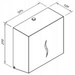 FANECO Zz Antifinger törölköző adagoló (P600SJAF)