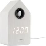 Karlsson Ceas deșteptător Cuckoo LED, lemn deschis (KA6061WH)
