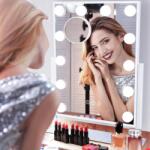 Ten-Tech Megvilágított Led Kozmetikai Tükör Álló Smink Tükör Hollywood (ELUXE PREMIUM)