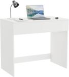  Számítógépasztal 90CM Fiókos Fehér Munka- És Tanuláshoz (bksz10)