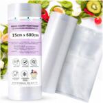 Moletki Fólia Hüvely Vákuumos Tekercs 15cm 600cm (Folia moletowana 15x600cm)