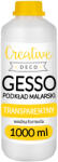Creative Deco Gesso akril színtelen alapozó primer festék palack 1L