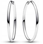 Simply Me Fülbevaló karika 40 mm kerek 40mm 4cm ezüst 925 s925