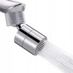  360°-BAN Forgatható Csaptelep Aerátor Króm Bevonatú Hosszabbító (251971120)