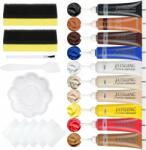  Bőr Javító És Felújító Készlet Bútorkárpit Javító Festék 10x20ML