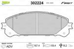 VALEO Set placute frana VALEO 302224 (302224)