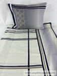  Szürke mintás ágyneműhuzat garnitúra (3 részes, 200-as, ) (492_004)
