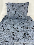 Anita szürke leveles ágyneműhuzat garnitúra (3 részes, 200-as) (420_003)