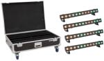 EUROLITE Set 4x LED IP T-PIX 12 HCL Bar + Case with wheels - hangszerdepo