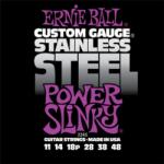 ERNIE BALL - Stainless Steel Power Slinky 11-48 Elektromos Gitárhúr készlet - hangszerdepo
