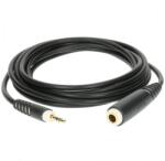 KLOTZ - JACK-JACK aljzat kábel, 3 m - Klotz aranyozott 3, 5/JACK3 - 6, 35/JACK3 aljzat csatlakozók, + PCD201 fekete kábel - hangszerdepo