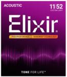 ELIXIR - Phosphor Bronze NanoWeb 11-52 Custom Light akusztikus húrkészlet