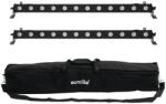 EUROLITE Set 2x LED BAR-12 QCL RGBA + Soft Bag - hangszerdepo