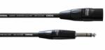 Cordial - CIM 0, 3 MV REAN XLR Papa / Jack 6, 3 mm sztereo 0, 3 m fekete - hangszerdepo