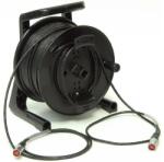 KLOTZ CAT5 - mobil kábel dobon, 60 m - C5PFS/U PVC köpenyű, szövött árnyékolású kültéri kábel, Neutrik EtherCon csatlakozók, Schill kábeldob - hangszerdepo