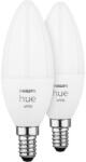 Philips Hue White Gyertya - E14-es okos fényforrás - (2 darabos csomag) (32062800)