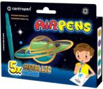 Centropen Airpens 1590 Metallic Fújós Filctoll Készlet - 5 Színben