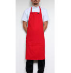 Profikuchar. sk Szakács nyakkötény nyakpántal és zsebbel 100% pamut - különböző színekben, Fekete