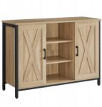  Komód TAYLOR SONOMA nyitott polcokkal, 100x70cm