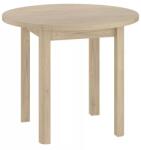  Kerek étkezőasztal ADAM 80x80 cm, Cremona Torro tölgy dekoráció