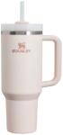 STANLEY - termos tip sticla cu pai - Quencher H2.0 Flowstate Tumbler - Rose Quartz - 1.18 L (EC-10-13230-023)