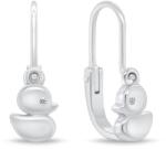 Brilio Silver Játékos ezüst kacsa fülbevaló EA186W