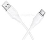 hoco. X124 adatkábel (USB - Type-C, 3A, gyorstöltő, 100cm) FEHÉR (HOCO_X124_USB_C_W) (HOCO_X124_USB_C_W)