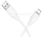 hoco. iPhone 14 Plus / 14 Pro Max / 14 Pro X124 adatkábel USB - lightning, 100cm, FEHÉR (HOCO_X124_W) (HOCO_X124_W)