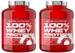 Scitec Nutrition Scitec 100% Whey Protein Professional 2x2350g csokoládé