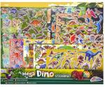 Grafix Mega Dino matrica szett gyerekeknek, 500 db (CA100081)