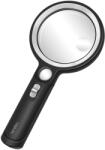 LOGILINK LED fényes nagyító 9cm 5x 13x 20x nagyítás fekete (WZ0075)