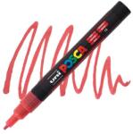 uni Marker UNI PC-3ML Posca 0, 9-1, 3 mm, csillámmal, piros, UK, 98018 (bx6)x144x576 (M1274-POSCA)