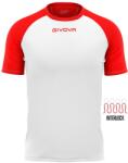 Givova Capo póló, fehér/piros, 2XL (MAC030312-584)