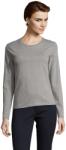 Sols Női hosszú ujjú póló, pamut, szürke, 2XL méret (so02075gm-2xl)