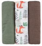 Petite&Mars Moussy пелени от плат Forest Fox 68 x 68 cm 3 бр