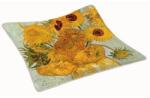 Easy Life-Nuova Üvegtál 13x13cm, dobozban, Van Gogh: Napraforgók (ZV-8____154411______4)
