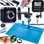 Rosfix Earth Pro digitális mikroszkóp MCEP-0.5X + ORION Pro KMOP-HDMI-USBI kamera + szilikon alátét (vas talp) 480x320mm